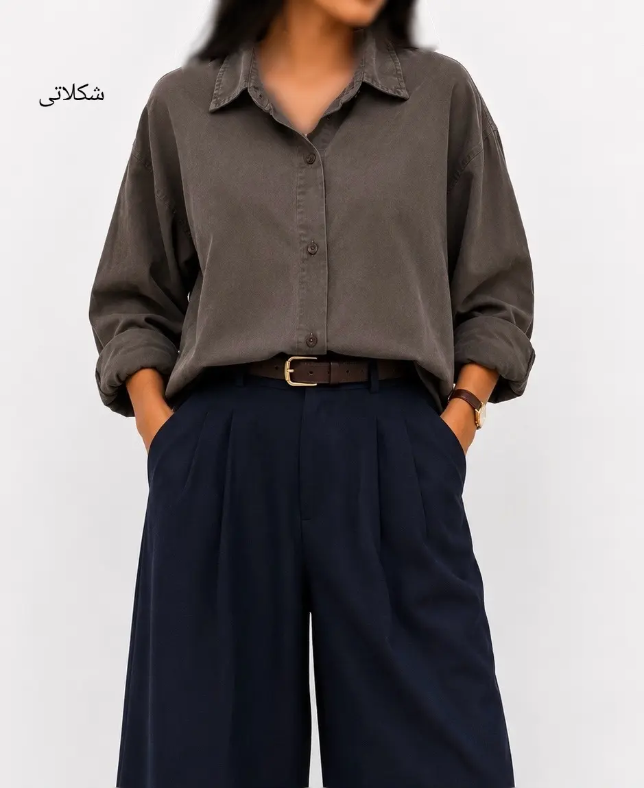 تونیک مانتویی سیلک لایوسل تمشک